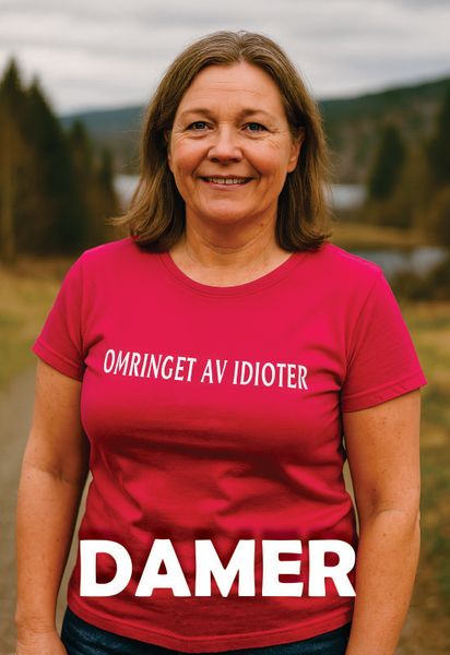 Hos ikkeverst.no finner du topper til damer med trykk. Denne t-skjorten har en klassisk og feminin stil. Denne fashion sydde t-skjorten har et moderne & flørtende preg. Våre t-skjorter blir levert i 100% økologisk bomull. Et populært valg for komfort.